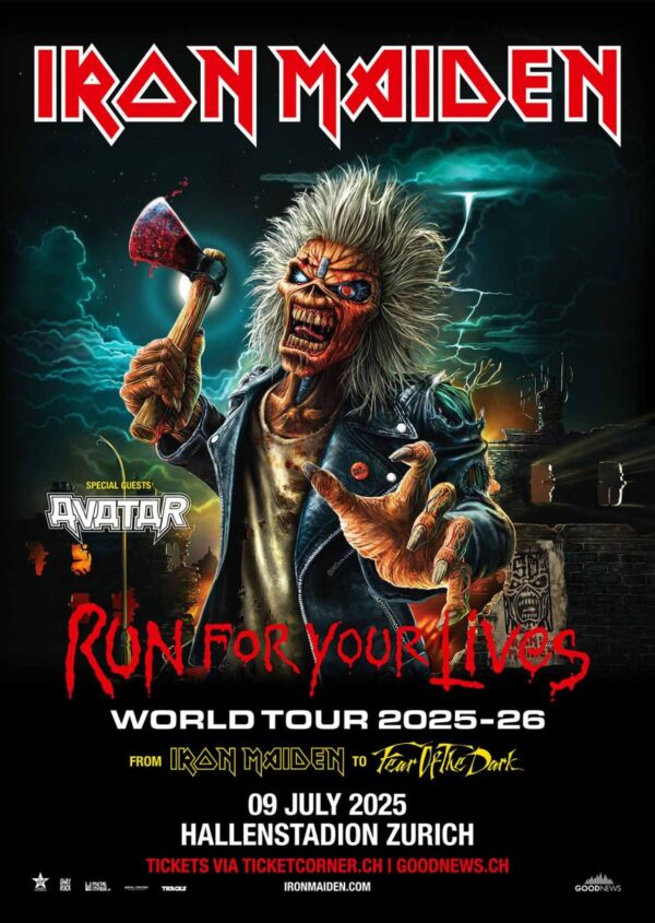 Iron Maiden Hallenstadion Zürich 2025 2 auf dem Metal Web Fanzine der