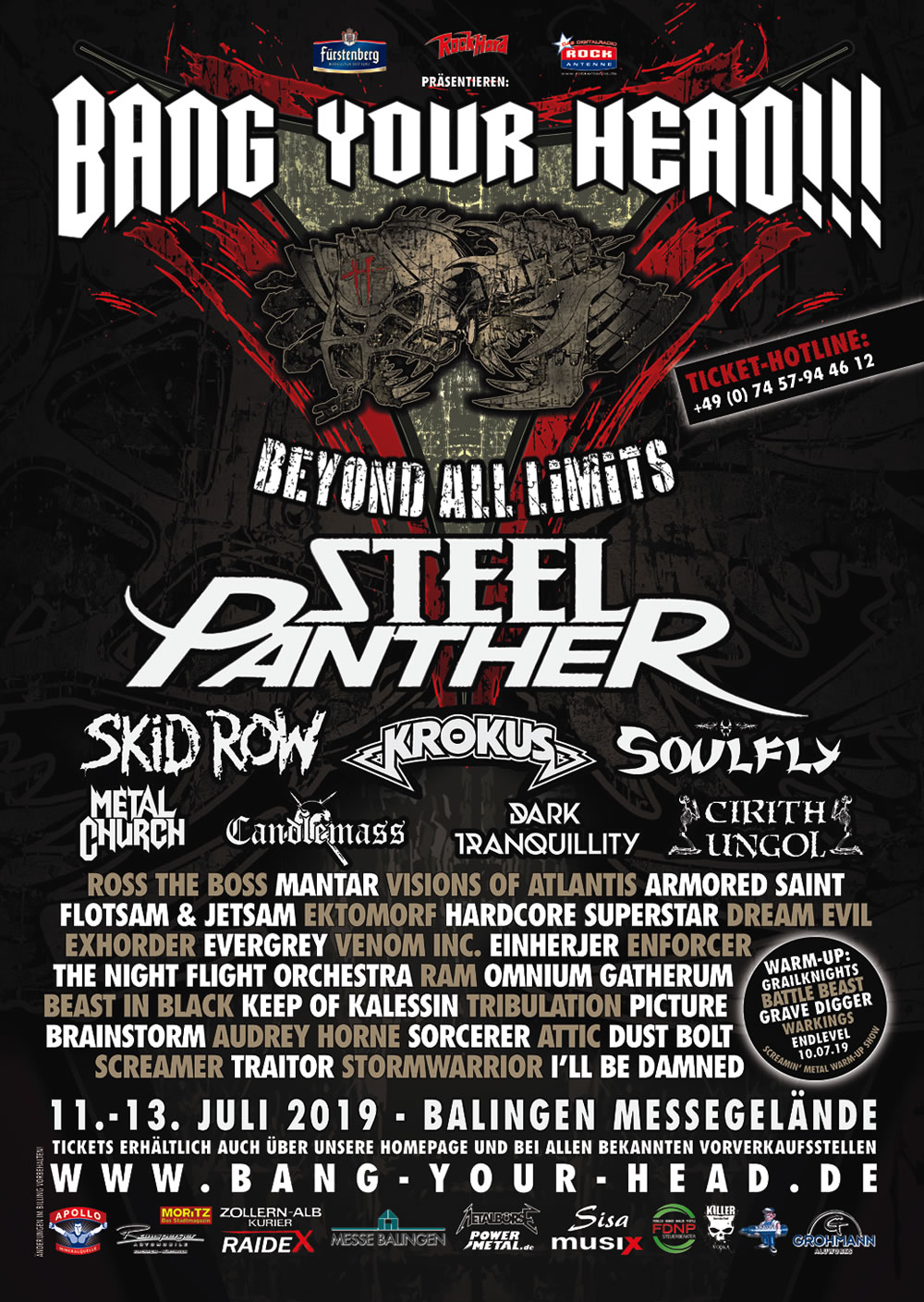 Bang Your Head 2019 (Flyer) auf dem Metal Web-Fanzine der Schweiz ϟ ...