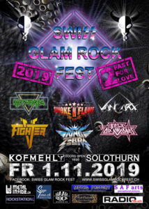 Swiss Glam Rock Fest - Kofmehl Solothurn 2019 (Flyer)