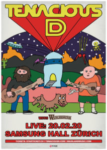 Tenacious D - Samsung Hall Dübendorf 2020 (Plakat)