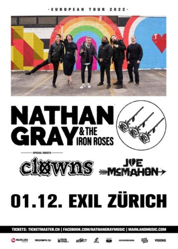 Nathan Gray & The Iron Roses - Exil Zürich 2022