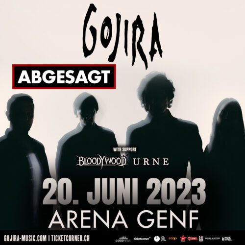 Abgesagt - Gojira - Arena Genf 2023