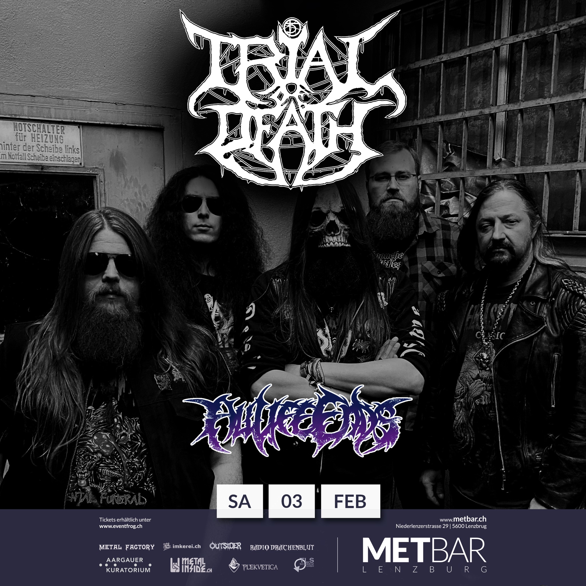 Trial of Death - Met-Bar Lenzburg 2024 auf dem Metal Web-Fanzine der ...