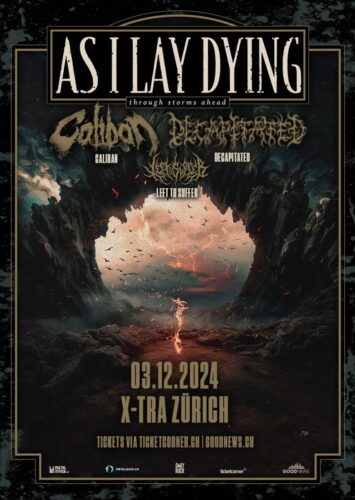 As I Lay Dying - X-Tra Zürich 2024