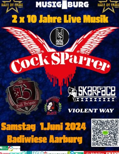 Cock Sparrer, Bull Brigade - Badiwiese Aarburg 2024