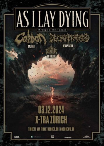 As I Lay Dying - X-Tra Zürich 2024