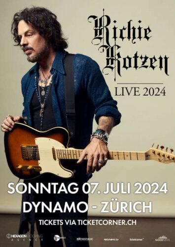 Richie Kotzen - Dynamo Zurich 2024 Plakat