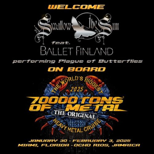 70'000 Tons of Metal 2025 - Swallow The Sun and Ballet Finland