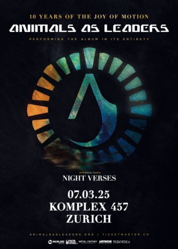 Animals As Leaders, Night Verses - Komplex 457 Zürich 2025