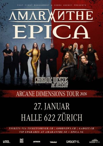 Amaranthe, Epica, Charlotte Wessels - Halle 622 Zürich 2026