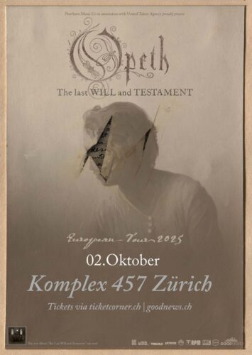 Opeth - Komplex 457 Zürich 2025