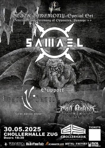 Samael, Fractal Gates, Can Bardd - Chollerhalle Zug 2025